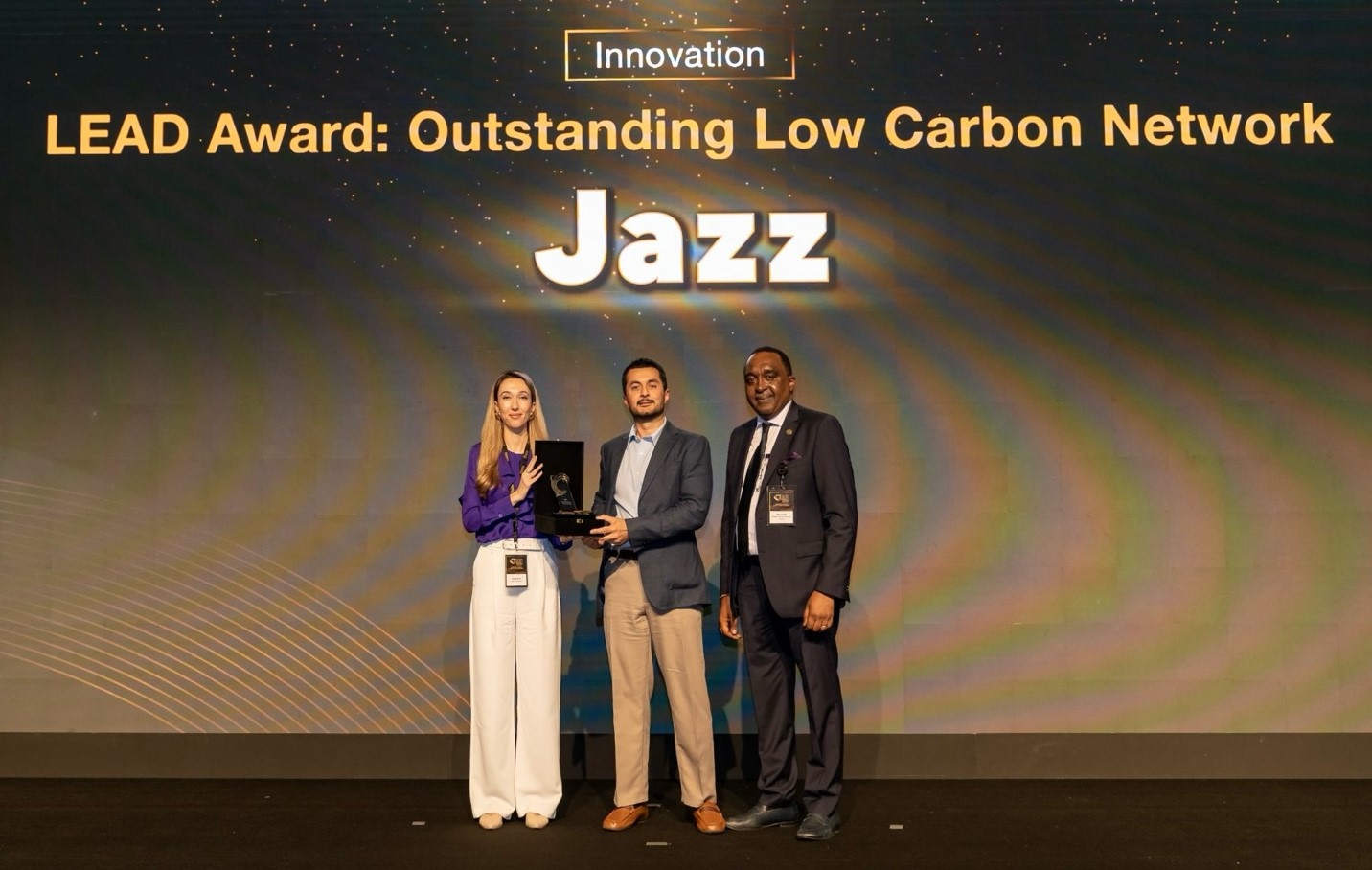 جاز نے دبئی میں سمینا ٹیلی کام ایوارڈز میں کم کاربن نیٹ ورک کے لیے اعلیٰ اعزاز حاصل کیا