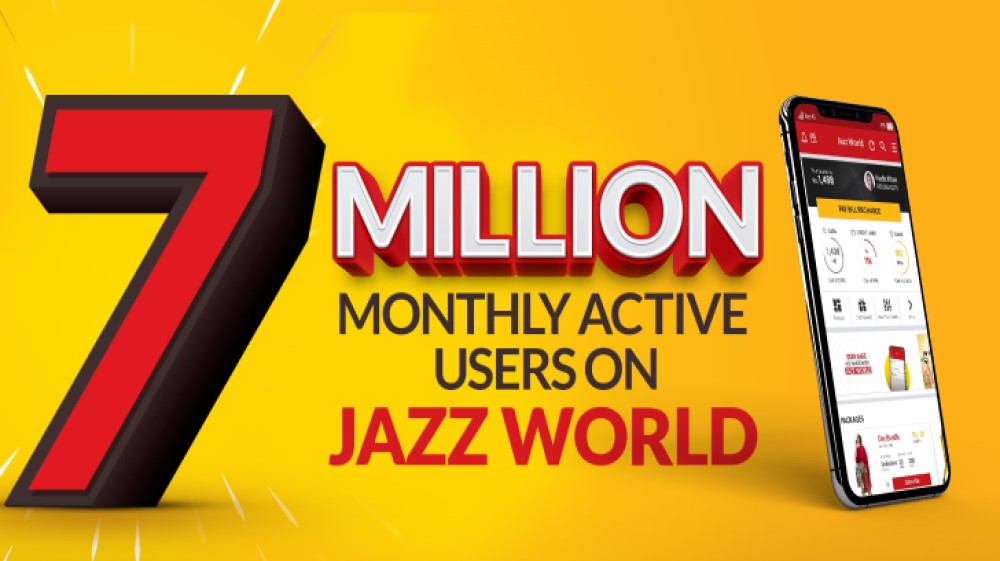 Jazz World becomes Pakistan’s largest local app with 7 million monthly active users
