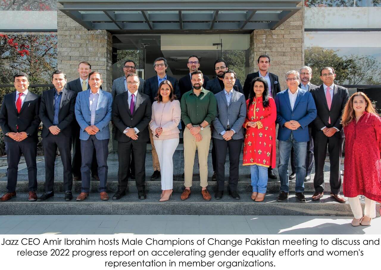 Male Champions of Change Pakistan report progress on gender equality
