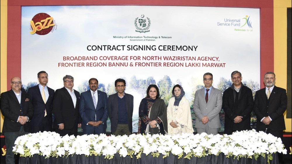 USF awards contract to Jazz for providing Mobile Broadband coverage in North Waziristan