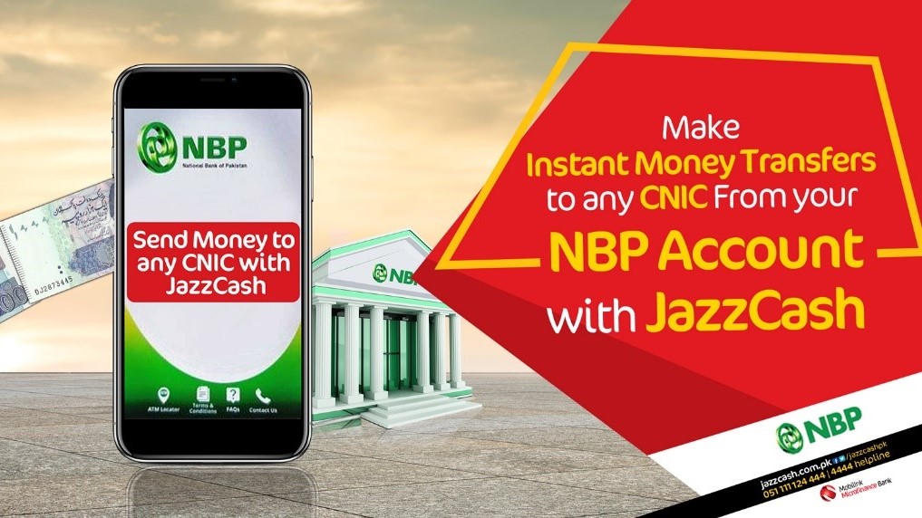 JazzCash and NBP Launch Pay-to-CNIC Option